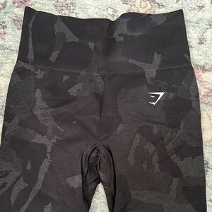 Gymshark Charcoal Camouflage Leggings
